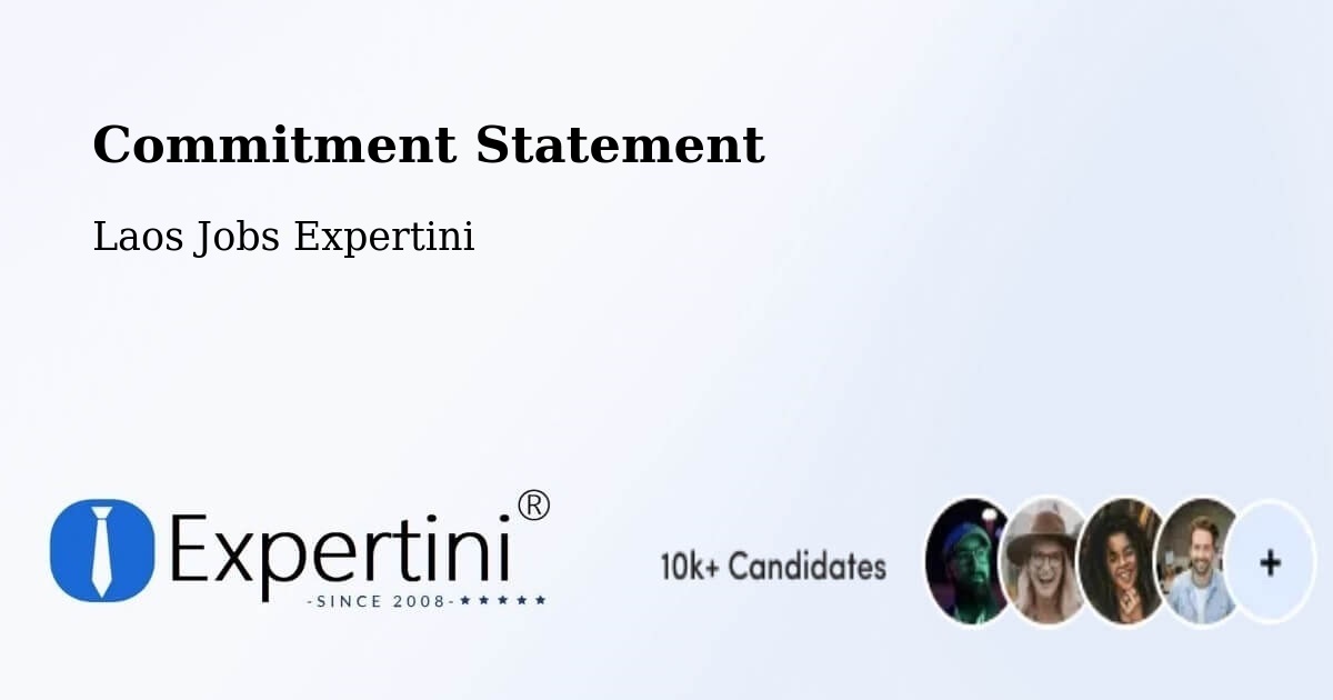Corporate Commitment – Longchaeng - Laos Jobs Expertini